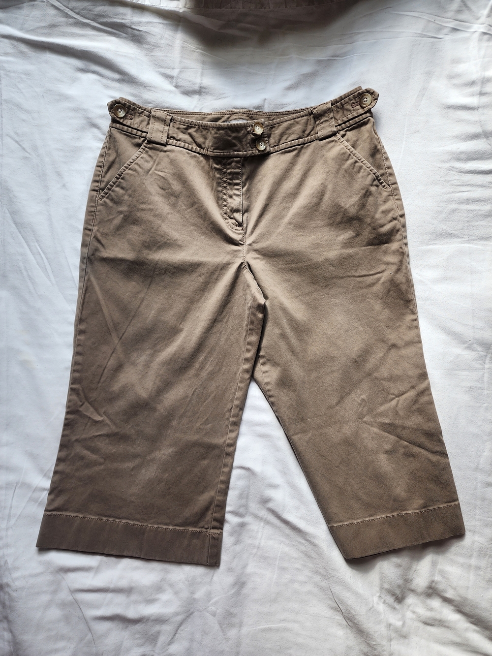 Ann Taylor, Women's Petite Capri Khaki Pants